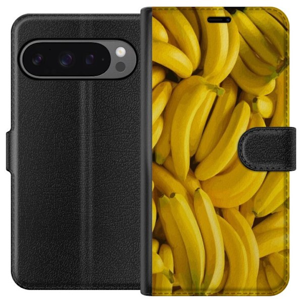 Google Pixel 9 Pro XL Plånboksfodral Banana Pattern – lekfu