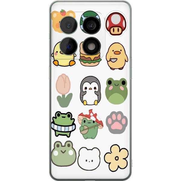 OnePlus 10 Pro Gennemsigtig cover Kawaii Friends