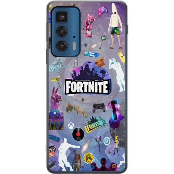 Motorola Edge 20 Pro Gjennomsiktig deksel Fortnite