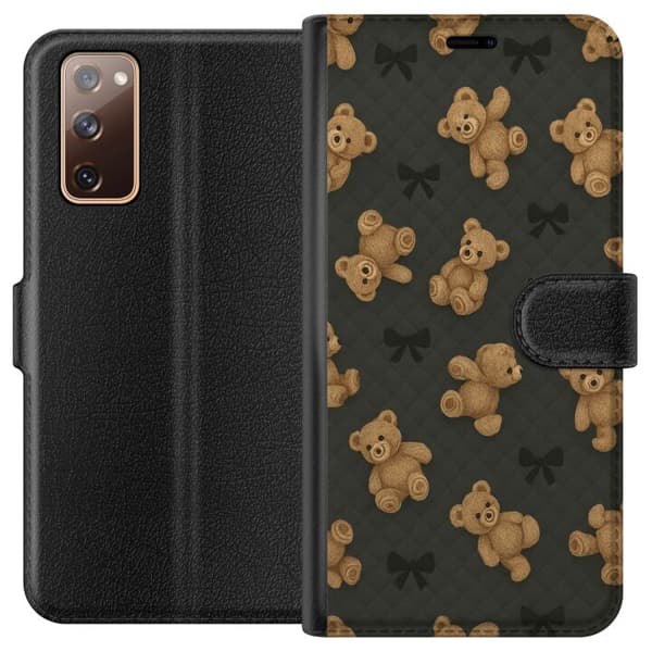 Kompatibelt Plånboksfodral till Samsung Galaxy S20 FE Teddy Hugs