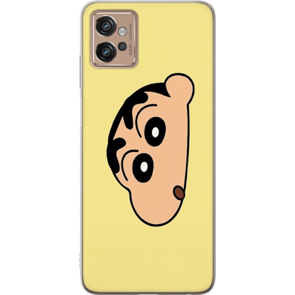 Motorola Moto G32 Läpinäkyvä kuori Peeking Shinchan
