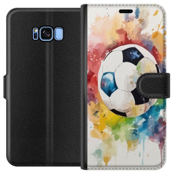 Samsung Galaxy S8 Tegnebogsetui Fodbold