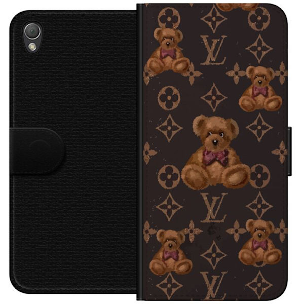 Sony Xperia Z3 Plånboksfodral Louis Vuitton Teddy Bear Mönster Lyx Mode Design Populärt Motiv Fashion Trend Lyxiga Accessoarer