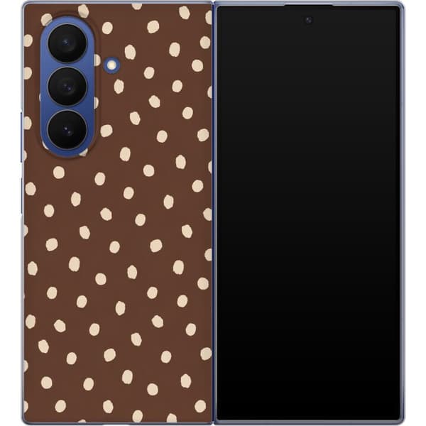 Kompatibelt Mobildeksel til Samsung Galaxy Z Fold7 Brune kakaoprikker brun