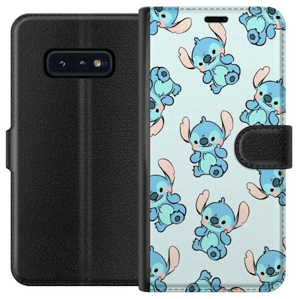 Samsung Galaxy S10e Plånboksfodral Stitch mönster