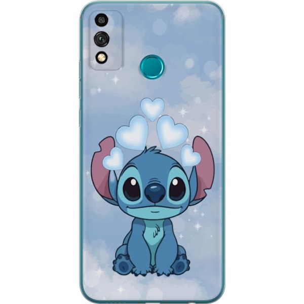 Honor 9X Lite Läpinäkyvä kuori Stitch Hyppäävä Ilo - Hau