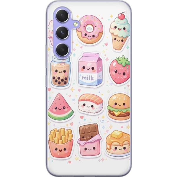 Kompatibelt Mobilskal till Samsung Galaxy A54 pixelmonster grön