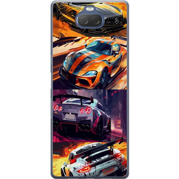 Sony Xperia 10 Plus Genomskinligt Skal Rally Fever – fartfyl