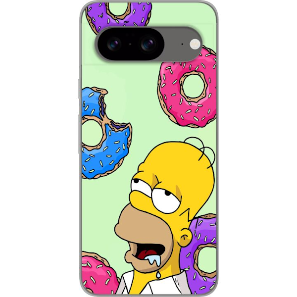 Google Pixel 8 Läpinäkyvä kuori Homer mmmm.