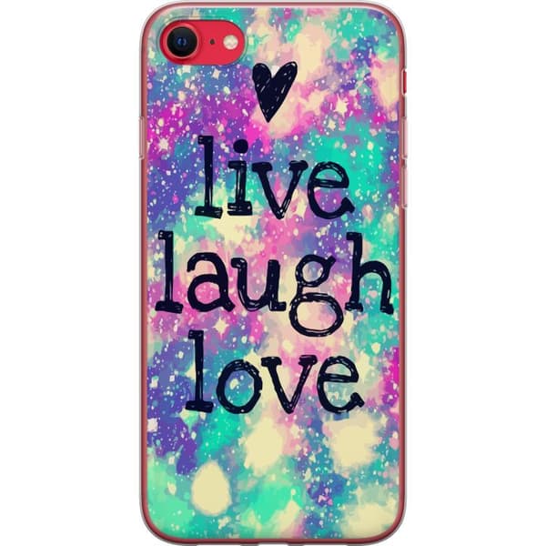 Kompatibelt Mobildeksel til Apple iPhone SE (2022) Live Laugh Love