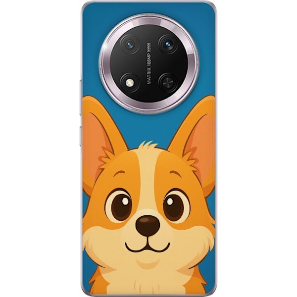 Honor Magic7 Lite Läpinäkyvä kuori Hello Corgi