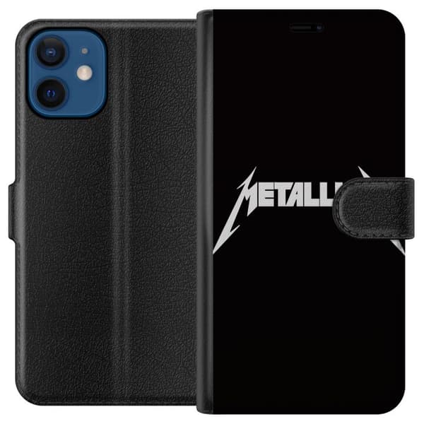 Kompatibel Tegnebogsetui til Apple iPhone 12 mini Metallica