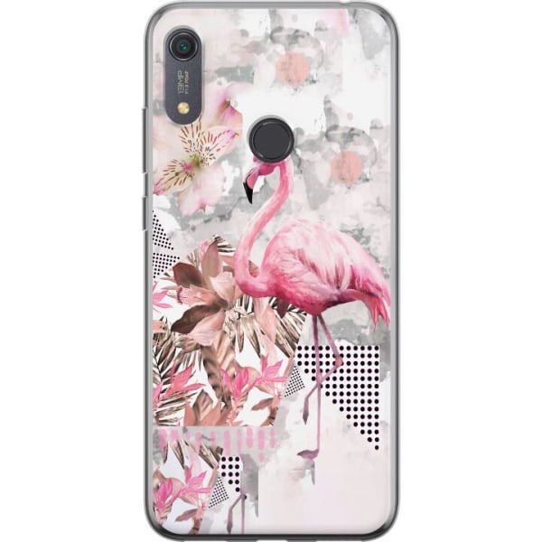Huawei Y6s (2019) Kuori / Matkapuhelimen kuori - Flamingo