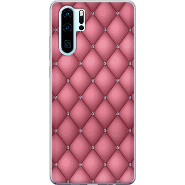 Huawei P30 Pro Genomskinligt Skal Unikt Rosa Mönster