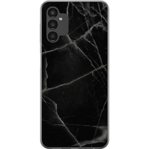 Samsung Galaxy A04s Genomskinligt Skal Svart marmor