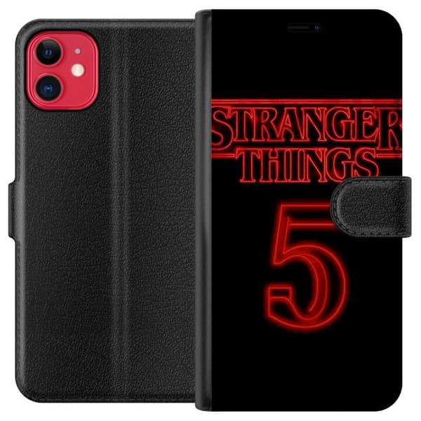 Kompatibel Tegnebogsetui til Apple iPhone 11 Fremmede Ting 5