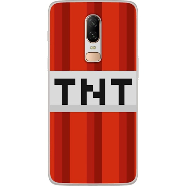 OnePlus 6 Genomskinligt Skal Minecraft TNT