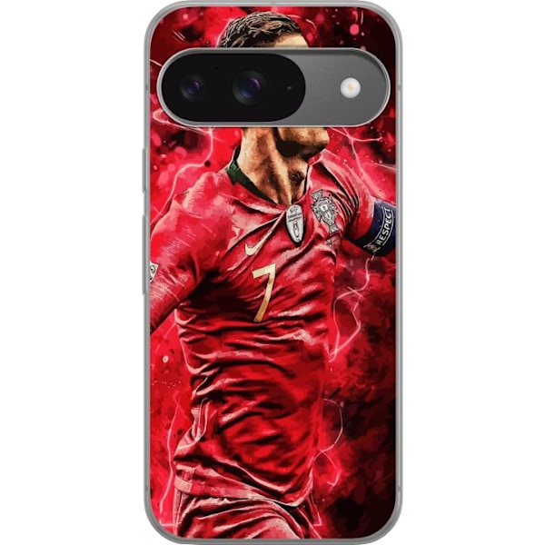 Google Pixel 9 Pro Gjennomsiktig deksel Cristiano Ronaldo