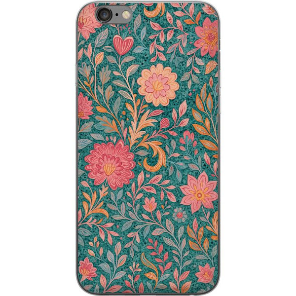 Apple iPhone 6s Plus Genomskinligt Skal Floral Dream