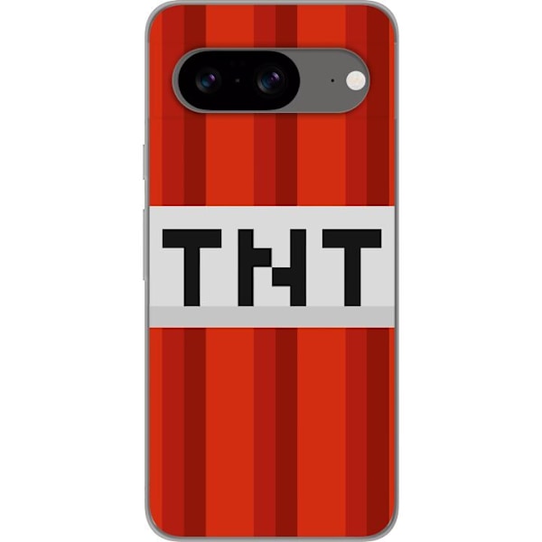 Google Pixel 8 Läpinäkyvä kuori Minecraft TNT
