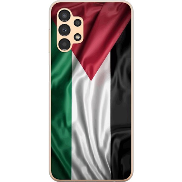 Samsung Galaxy A13 Läpinäkyvä kuori Palestiinan lippu – i