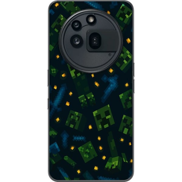 Nothing Phone (3a) Pro Läpinäkyvä kuori Minecraft Dungeons Mob