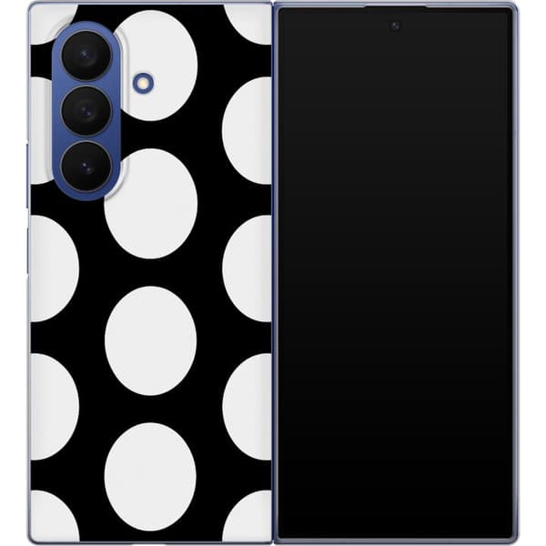 Kompatibel Mobilcover til Samsung Galaxy Z Fold7 Mono-prikker sort