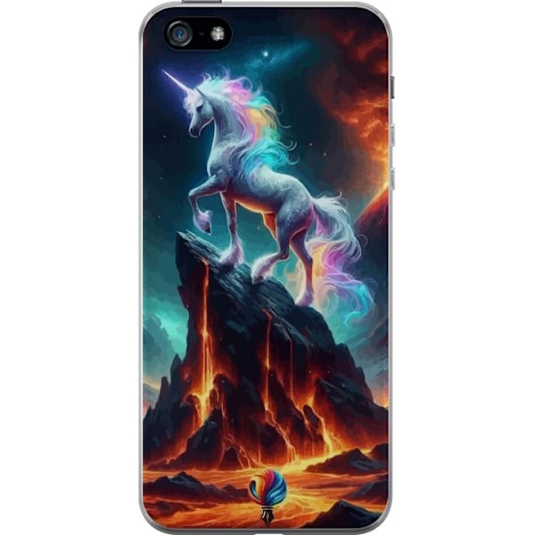 Apple iPhone 5 Genomskinligt Skal Unicorn