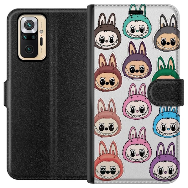 Xiaomi Redmi Note 10 Pro Lompakkokotelo Labubu Macaron Monster