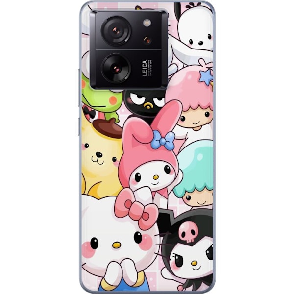 Xiaomi 13T Pro Gjennomsiktig deksel Kawaii Sanrio Crew