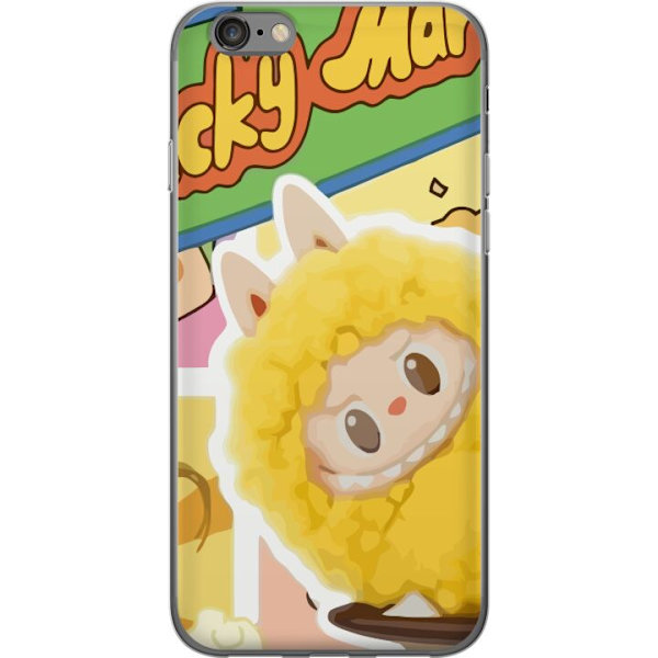 Apple iPhone 6 Läpinäkyvä kuori Labubu Wacky Mart Pop Mart -sarjan keräilyfiguuri Söpö Muotoilu Suosittu Teemalelu Sarja Luova Taidelelu