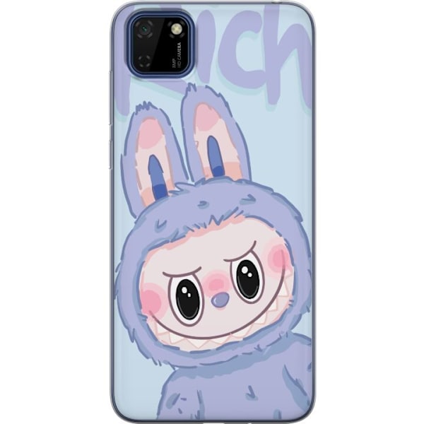 Huawei Y5p Läpinäkyvä kuori Sininen Jänis Labubu