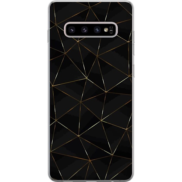 Samsung Galaxy S10+ Gennemsigtig cover Luksuriøst Mønster