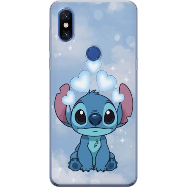 Xiaomi Mi Mix 3 Genomskinligt Skal Stitch Hoppande Glädje – Rolig Design för Present