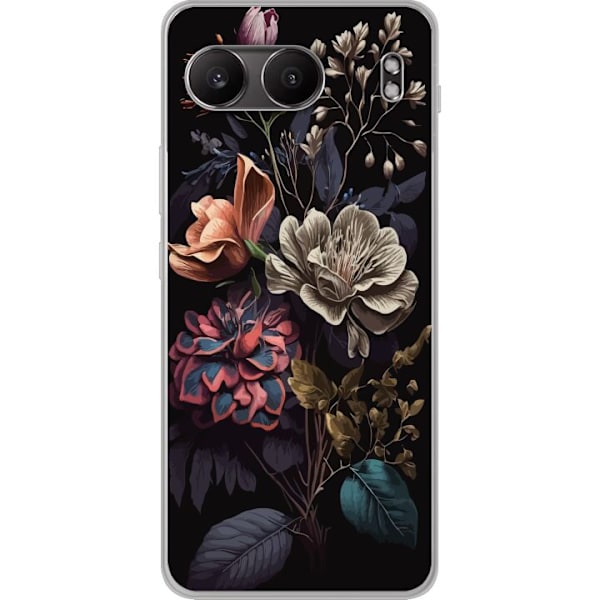 OnePlus Nord 4 Gennemsigtig cover Blomster