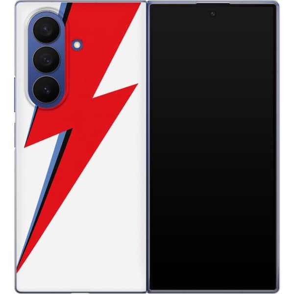 Kompatibelt Mobilskal till Samsung Galaxy Z Fold8 Ultra Vitröd blixt vit