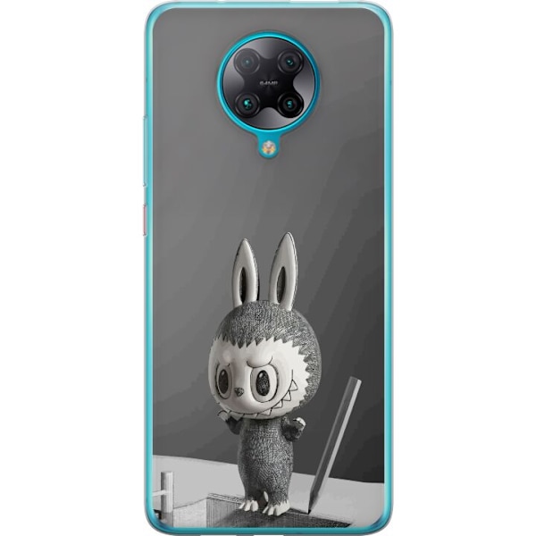 Xiaomi Poco F2 Pro Läpinäkyvä kuori Pop Mart MEGA LABUBU LABUBU Sketch 1000%