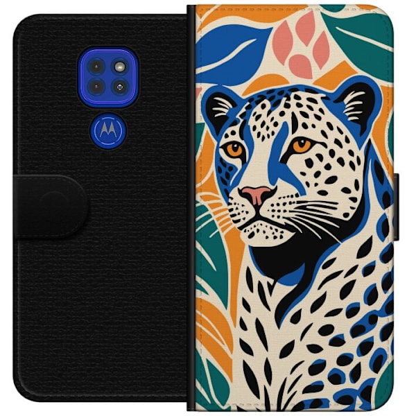 Motorola Moto G9 Play Lommeboketui Majestetisk Leopard