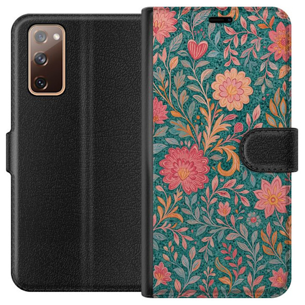 Samsung Galaxy S20 FE Tegnebogsetui Floral Dream