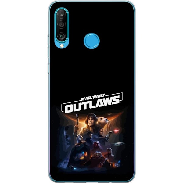 Huawei P30 lite Läpinäkyvä kuori Star Wars Outlaws