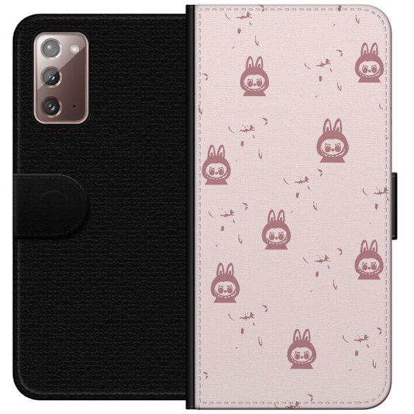 Samsung Galaxy Note20 Tegnebogsetui Labubu Neon Pop - Neonfarv