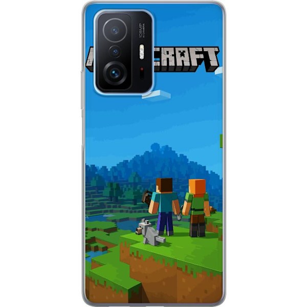Xiaomi 11T Genomskinligt Skal Minecraft Key Art