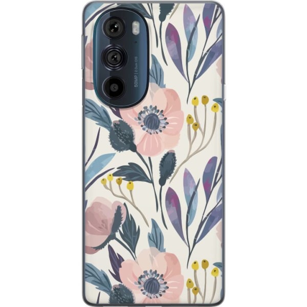 Motorola Edge 30 Pro Gennemsigtig cover Blomsterlykke