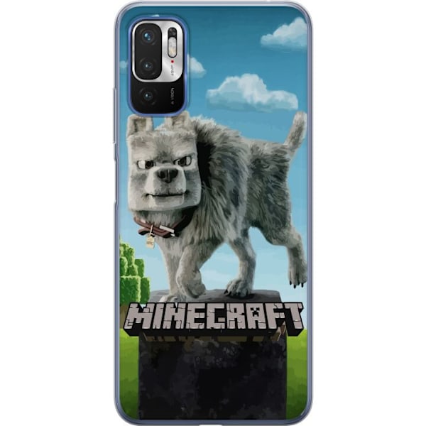 Xiaomi Redmi Note 10 5G Genomskinligt Skal A Minecraft Movie