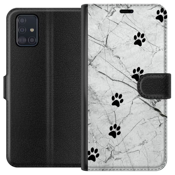 Kompatibelt Plånboksfodral till Samsung Galaxy A51 Tassar