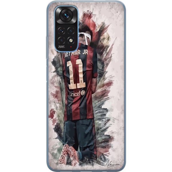 Xiaomi Redmi Note 11 Genomskinligt Skal Neymar