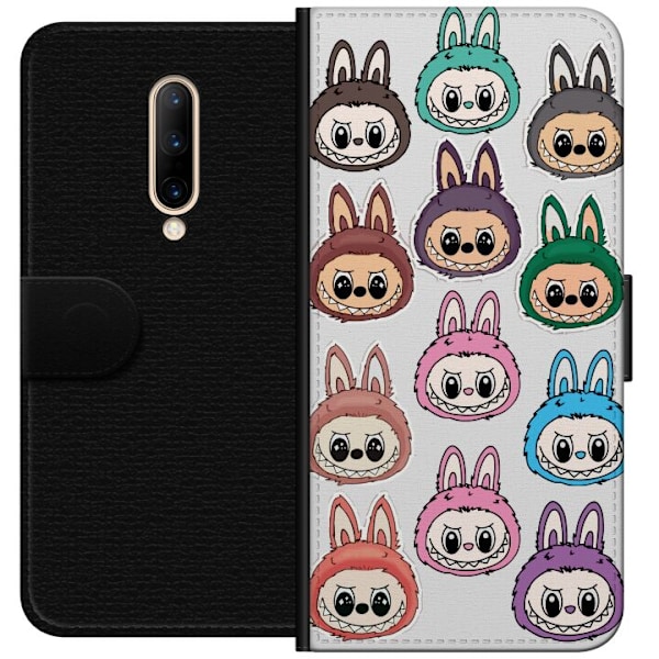 OnePlus 7 Pro Lompakkokotelo Labubu Macaron Monster - Söpö K