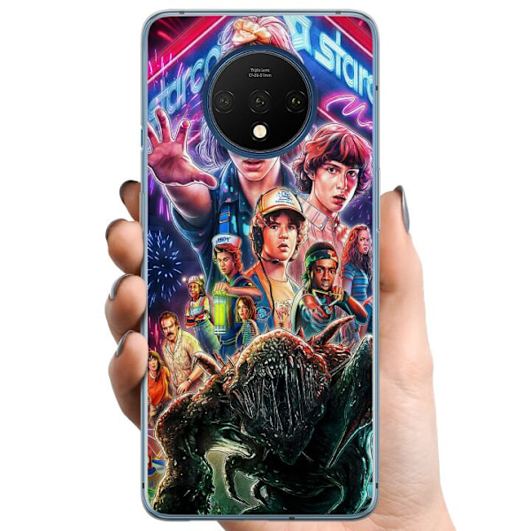 OnePlus 7T TPU Mobildeksel Stranger Things