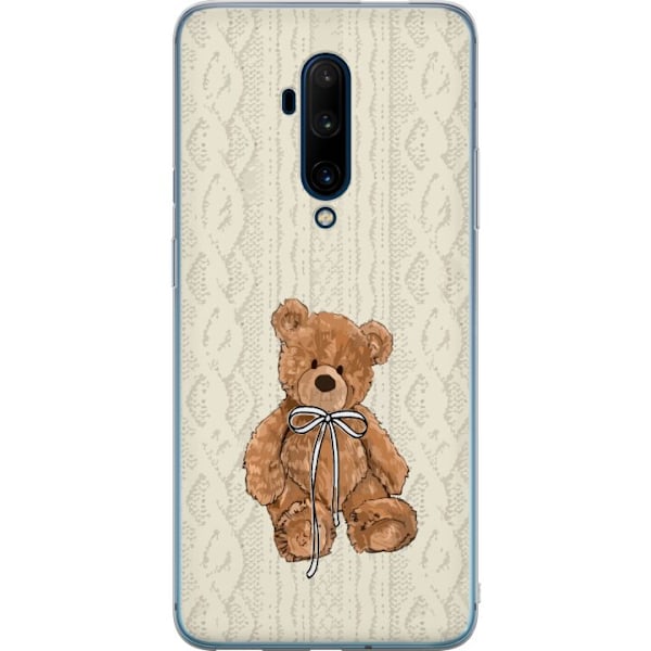 OnePlus 7T Pro Genomskinligt Skal Liten Nalle – klassisk nalle i enkel design