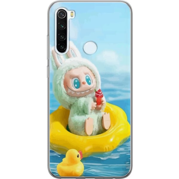 Xiaomi Redmi Note 8 Genomskinligt Skal Labubu Stripe Attack